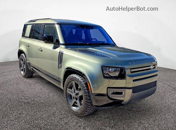 SALE27RU7M2039511 2021 LAND ROVER DEFENDER Зеленый Задняя левая четверть