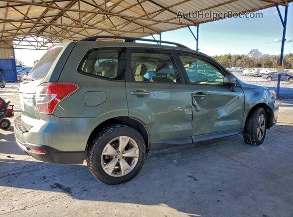 JF2SJADC1GH538221 2016 SUBARU FORESTER 2.5 Зеленый Передняя правая четверть