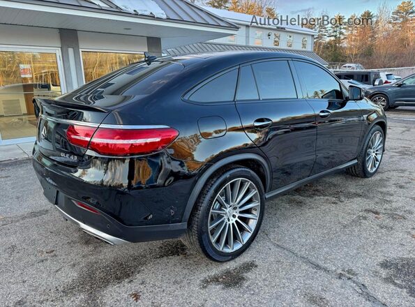 4JGED6EB9JA097343 2018 MERCEDES-BENZ GLE Black Widok z przodu