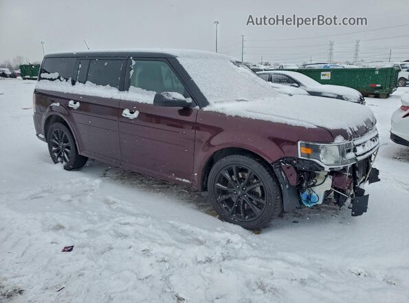 2FMHK6C81KBA28758 2019 FORD FLEX Бордовый Вид спереди