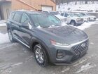 2019 Hyundai Santa Fe Se Серый vin: 5NMS2CAD1KH057946