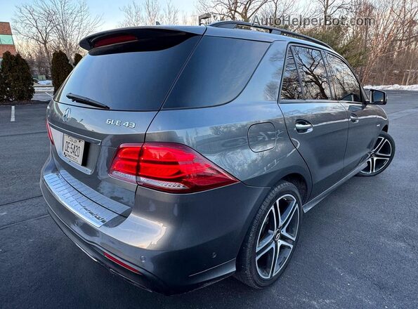 4JGDA6EB7HA989007 2017 MERCEDES-BENZ GLE Серый Передняя правая четверть