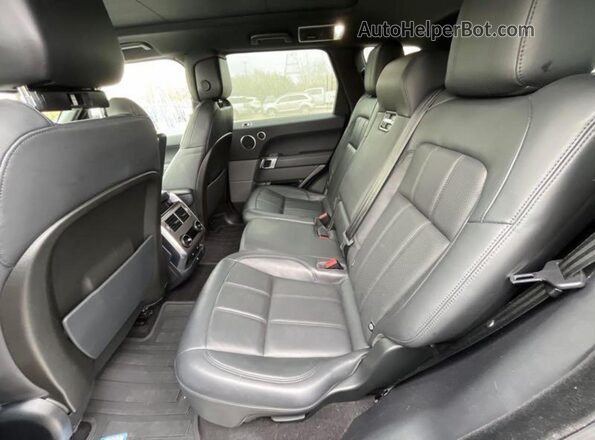 SALWR2RK8JA181756 2018 LAND ROVER RANGE ROVER Black Widok wnętrza z przodu