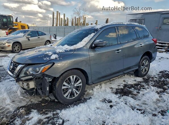 5N1DR2MM1KC607330 2019 NISSAN PATHFINDER Серый Задняя левая четверть