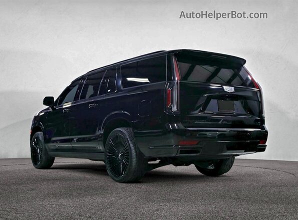 1GYS3RKL4NR258711 2022 CADILLAC ESCALADE Черный Передняя правая четверть