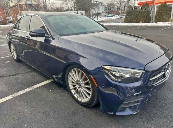 W1KZF8EB1MA994436 2021 MERCEDES-BENZ E-CLASS Blue Widok z przodu