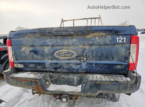 1FT7W2B67HED81449 2017 FORD F250 Blue Widok wnętrza z przodu