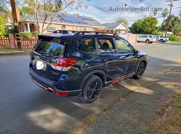JF2SKAPC9KH450440 2019 SUBARU FORESTER Синий Вид спереди