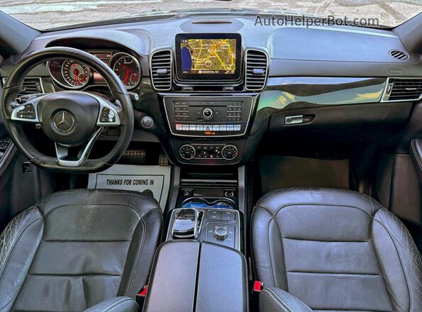 4JGED6EB9JA097343 2018 MERCEDES-BENZ GLE Black Widok komory silnika