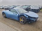 2012 Ferrari 458 Italia Blue vin: ZFF67NFA6C0182991