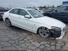 2018 Mercedes-benz C 350e   White vin: 55SWF4HB8JU271038