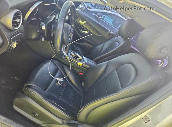 55SWF4JB0GU157389 2016 MERCEDES-BENZ C White წინა სალონის ხედი
