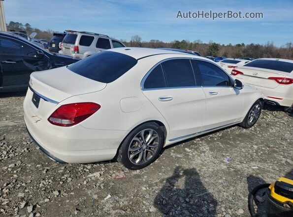 55SWF4JB0GU157389 2016 MERCEDES-BENZ C White უკანა მარჯვენა
