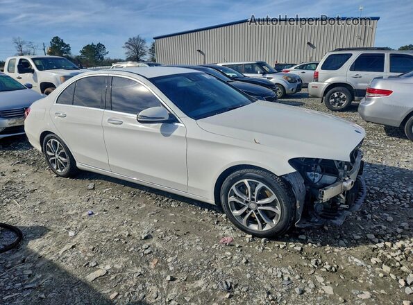 55SWF4JB0GU157389 2016 MERCEDES-BENZ C White წინა მარჯვენა