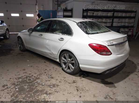 55SWF4JB0HU219553 2017 MERCEDES-BENZ C-CLASS White უკანა მარცხენა