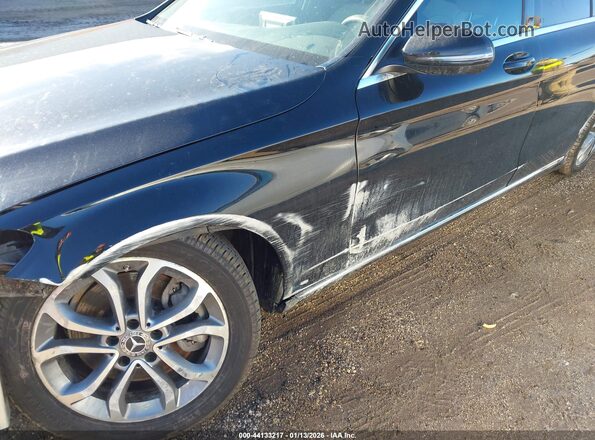 55SWF4JB1JU239297 2018 MERCEDES-BENZ C-CLASS Черный Вид спереди