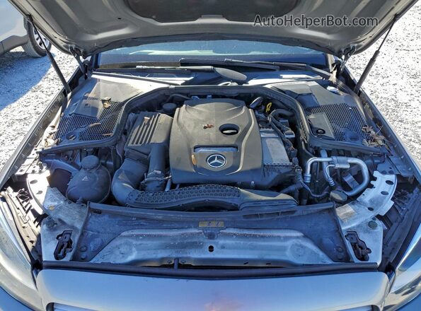 55SWF4JB2GU146765 2016 MERCEDES-BENZ C-CLASS Gray Engine compartment view