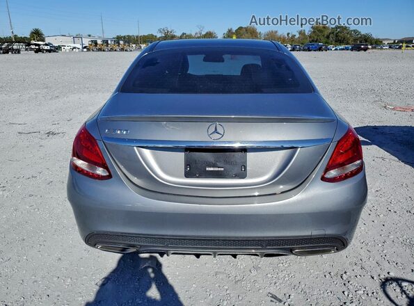55SWF4JB2GU146765 2016 MERCEDES-BENZ C-CLASS Gray Front interior view