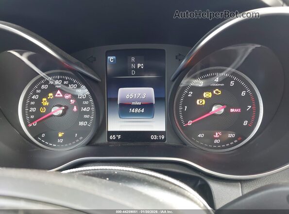 55SWF4JB3HU211236 2017 MERCEDES-BENZ C-CLASS Серый Вид задних сидений