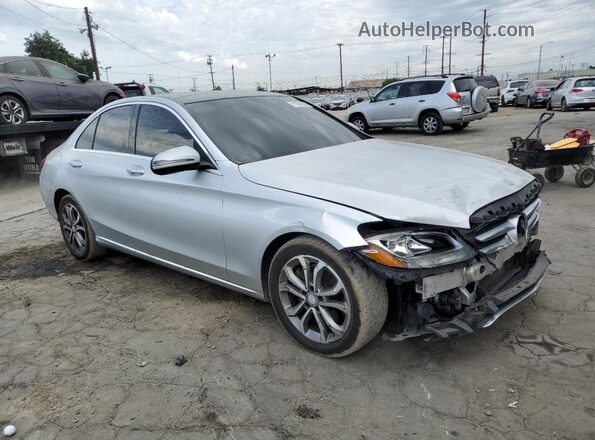 55SWF4JB5GU171790 2016 MERCEDES-BENZ C Silver წინა მარჯვენა