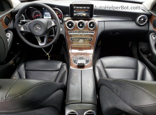 55SWF4JB5GU171790 2016 MERCEDES-BENZ C Silver წინა პანელის ხედი