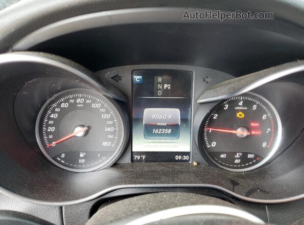 55SWF4JB5GU171790 2016 MERCEDES-BENZ C Silver ხელსაწყოთა პანელის ხედი
