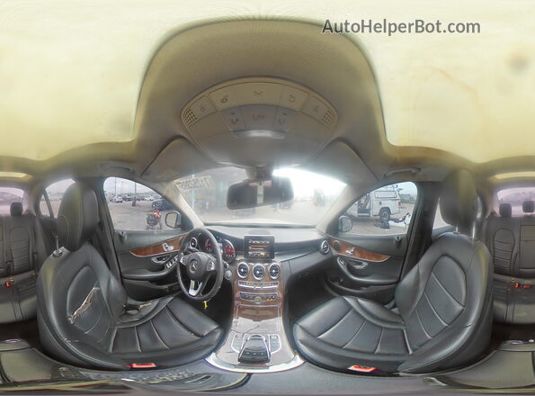 55SWF4JB5GU171790 2016 MERCEDES-BENZ C Silver VIN კოდის სტიკერის ხედი