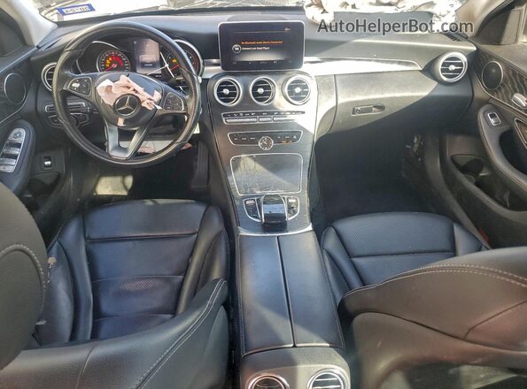 55SWF4JB6GU124025 2016 MERCEDES-BENZ C Black Вид панелі приладів