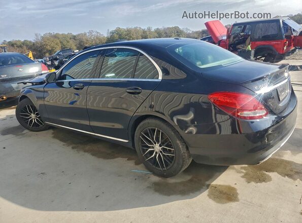 55SWF4JB6GU124025 2016 MERCEDES-BENZ C Black Задня ліва чверть