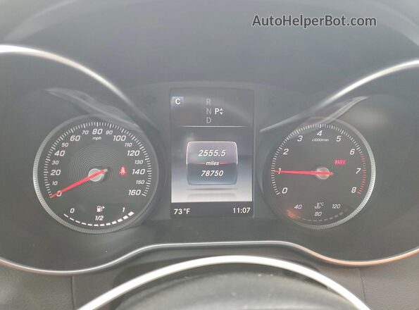 55SWF4JB6GU154206 2016 MERCEDES-BENZ C Gray Widok zestawu wskaźników