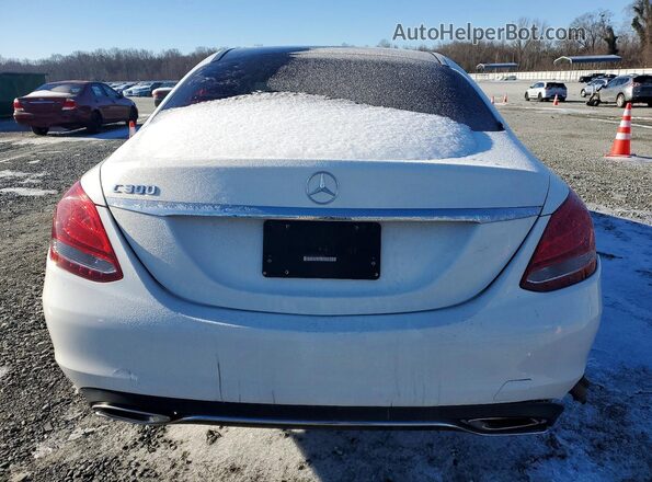 55SWF4JB6HU195372 2017 MERCEDES-BENZ C White Vista interior delantera
