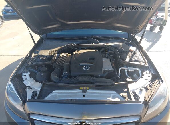 55SWF4JB9JU241086 2018 MERCEDES-BENZ C-CLASS Gray უკანა ხედი
