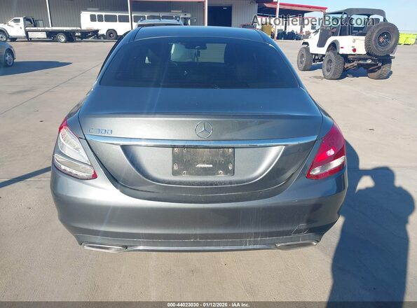55SWF4JB9JU241086 2018 MERCEDES-BENZ C-CLASS Gray 