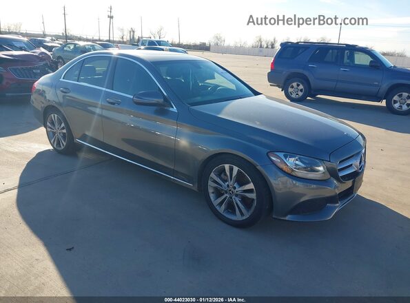55SWF4JB9JU241086 2018 MERCEDES-BENZ C-CLASS Gray წინა მარჯვენა