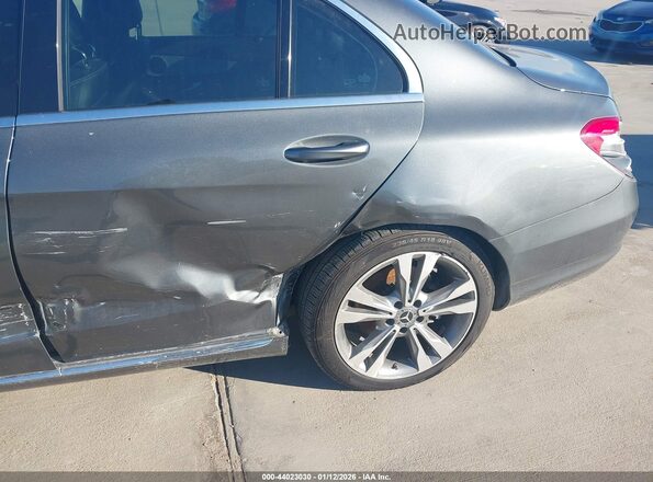 55SWF4JB9JU241086 2018 MERCEDES-BENZ C-CLASS Gray წინა ხედი