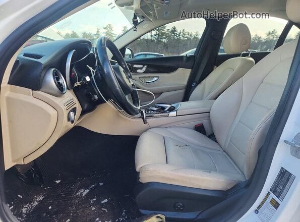 55SWF4KB3GU101946 2016 MERCEDES-BENZ C White Вид салону спереду