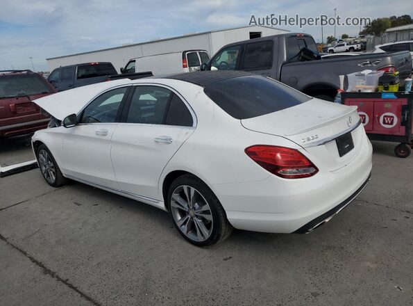 55SWF4KB3GU142173 2016 MERCEDES-BENZ C White უკანა მარცხენა