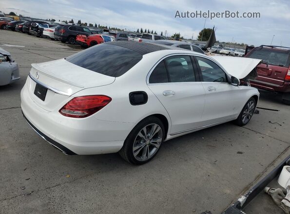 55SWF4KB3GU142173 2016 MERCEDES-BENZ C White უკანა მარჯვენა