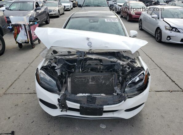55SWF4KB3GU142173 2016 MERCEDES-BENZ C White წინა ხედი