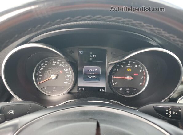 55SWF4KB3GU142173 2016 MERCEDES-BENZ C White ხელსაწყოთა პანელის ხედი
