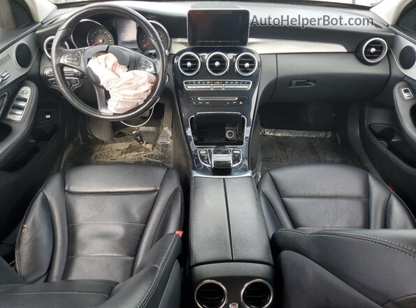 55SWF4KB3GU142173 2016 MERCEDES-BENZ C White წინა პანელის ხედი