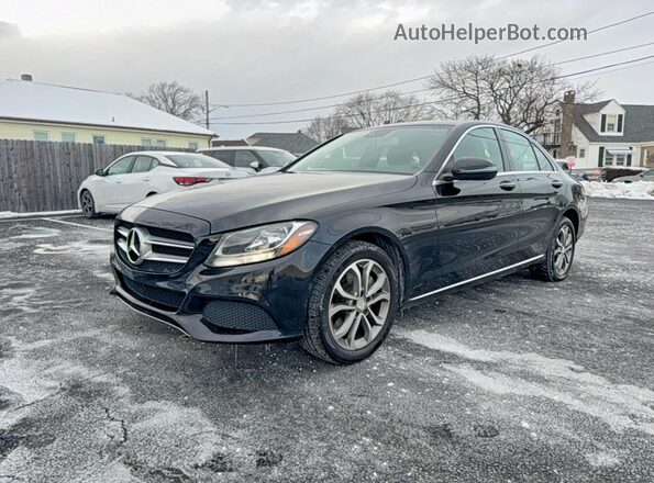55SWF4KB3HU190077 2017 MERCEDES-BENZ C Black Trasero derecho
