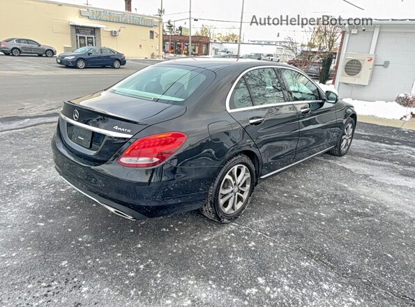 55SWF4KB3HU190077 2017 MERCEDES-BENZ C Black Vista frontal