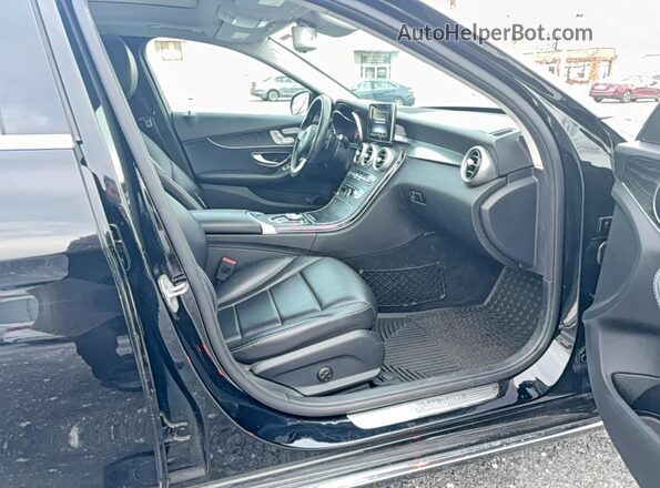 55SWF4KB3HU190077 2017 MERCEDES-BENZ C Black Vista trasera
