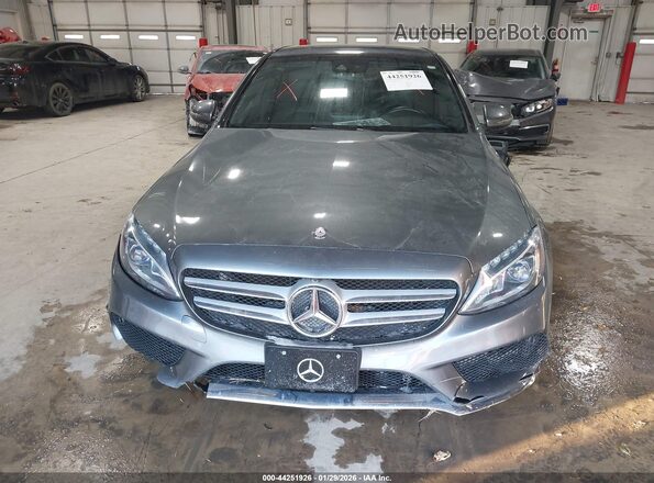 55SWF4KB4HU197040 2017 MERCEDES-BENZ C-CLASS Silver Vista del cuadro de instrumentos