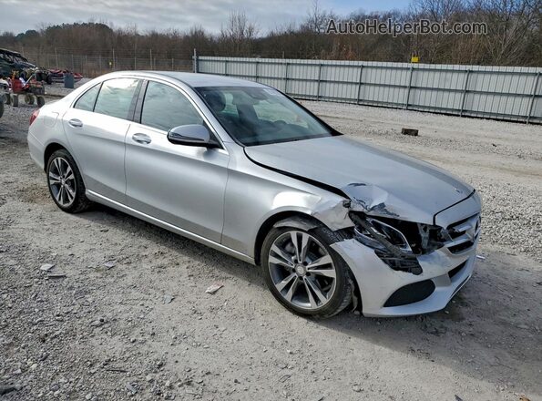 55SWF4KB5GU159542 2016 MERCEDES-BENZ C Silver Przód prawy