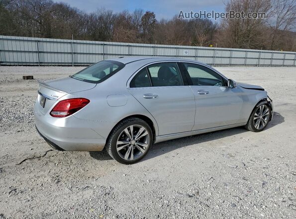 55SWF4KB5GU159542 2016 MERCEDES-BENZ C Silver Tył prawy