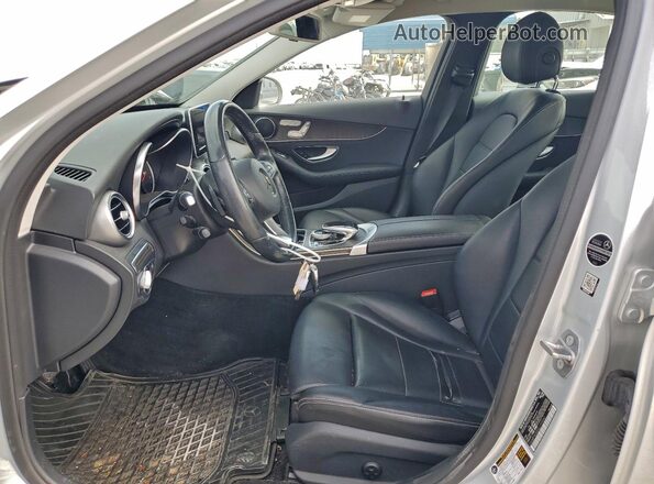 55SWF4KB5GU159542 2016 MERCEDES-BENZ C Silver Widok wnętrza z przodu