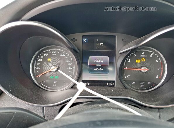 55SWF4KB5GU159542 2016 MERCEDES-BENZ C Silver Widok zestawu wskaźników