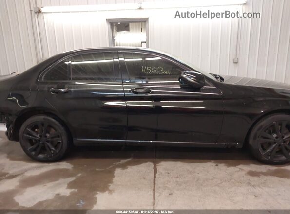 55SWF4KB5JU254240 2018 MERCEDES-BENZ C-CLASS Черный Вид задней части салона
